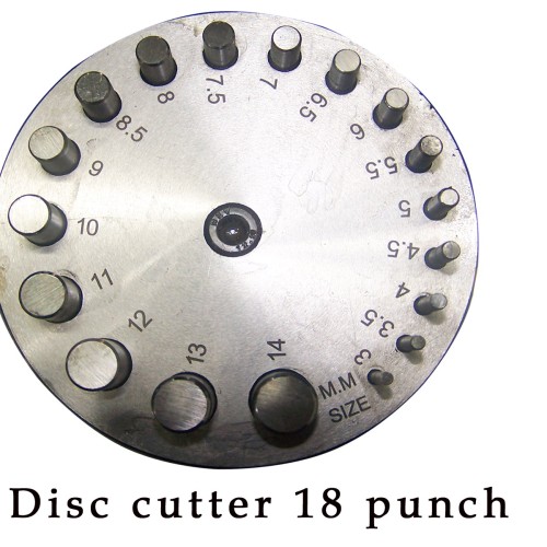 Dis cutter 18 punch - jewellery tools in india